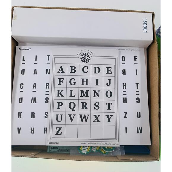 Wheel Of Fortune Board Game Pressman 2nd Edition 2005 Word Puzzles Home Version - Picture 7 of 11